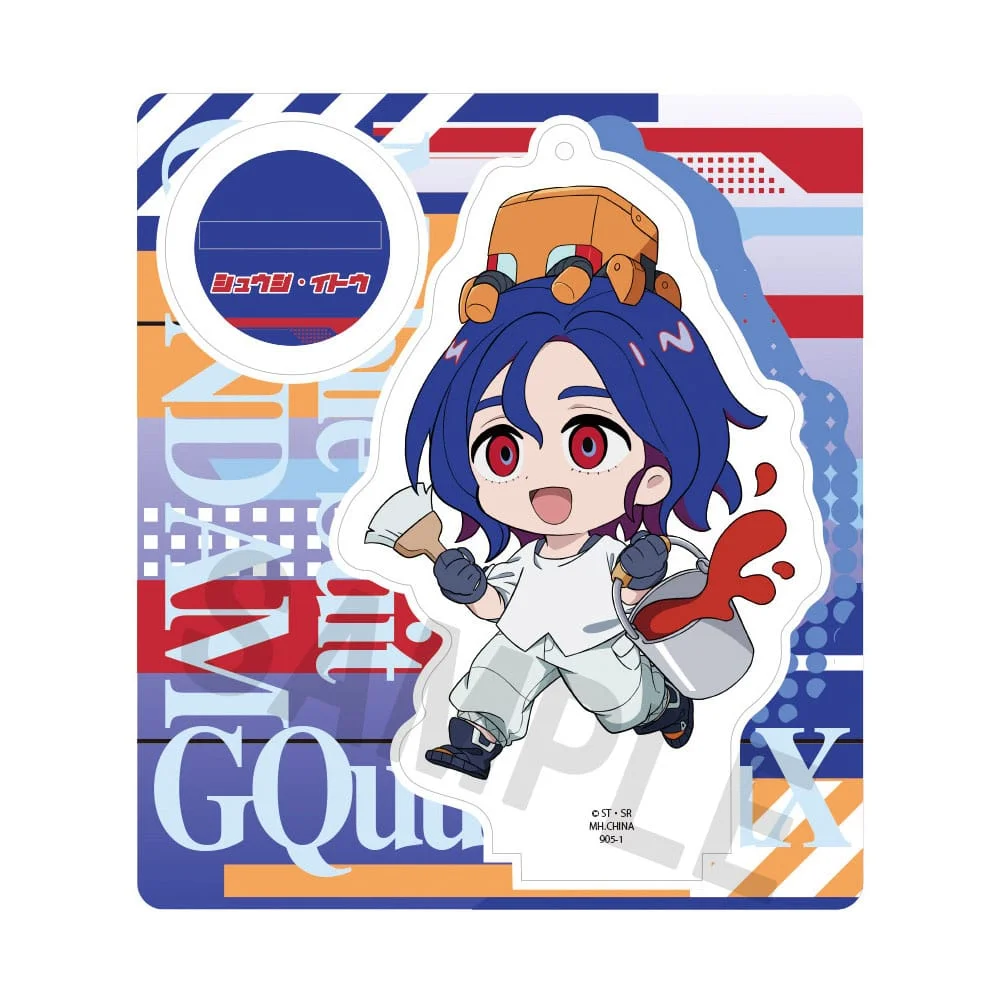 Mobile Suit Gundam GQuuuuuuX TokoToko Acrylic Figure 9cm Blind Box - 1 Unidade